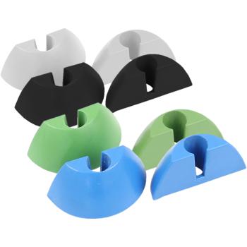 Tunze  8 Endkappen für Care Magnet, blau / grün / schwarz / weiß (0222.152)