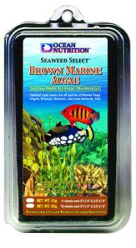 Ocean Nutrition Brown Marine Algae Seaweed 30gr. mit Knoblauch inkl. Algenclip