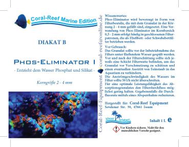 Coral Reef DIAKAT B Phosphat Eliminator I 2,0-4,0 mm 1000 ml/Eimer