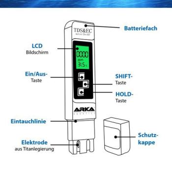 Preview: Arka myAqua TDS / EC - Messgerät