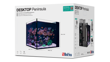 Red Sea Desktop Peninsula Aquarium - mit Schrank weiß