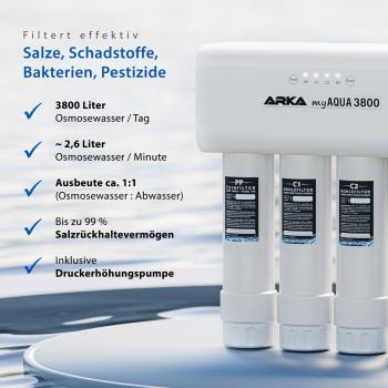 Preview: ARKA myAqua 3800 Umkehrosmoseanlage 3800 (L/Tag)