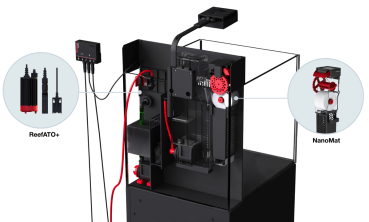 Preview: Red Sea MAX NANO G2 XL mit schwarzem Unterschrank