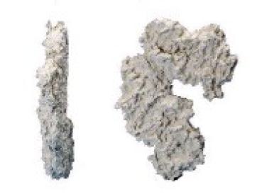 Riffkeramik Lose Platte L bis 60cm (D44)