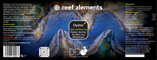 Reef Zlements Oyster+ 500ml